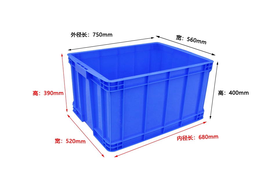軒盛塑業(yè)700塑料工業(yè)周轉(zhuǎn)箱