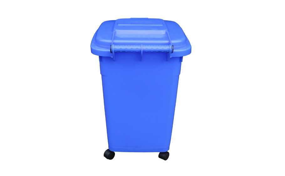 50L塑料垃圾桶背面圖